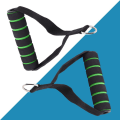 Miniatyrbillede 4 af 5: Enhåndsgreb, lat pull-down håndtag til fitnessbåndssæt, ideel til træning grøn