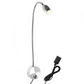 Miniatyrbillede 1 af 5: ERAY Vægmonteret Læselampe, LED Sengelampe, Touch Switch, Fokuserbar, 3 W