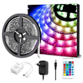 Miniatyrbilde 1 av 6: LE LED-stripe, 10m (2x5m) LED-stripe, RGB-tape, 5050 SMD 300 LED-striper, LED