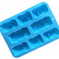 Miniatyrbilde 4 av 5: 1 Silikonform for Muffins,Cupcakes og Gele -Bilform,Tilfeldig Fargelevering(32.5 * 24 * 4.0CM)-