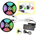 Miniatyrbillede 4 af 8: LED-strimmel sæt RGB-strimmel kit, smart RGB LED-strimmel lysstrimmel fungerer med