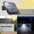 Miniatyrbillede 7 af 8: Solcellelamper til udendørs brug, 56 LED solcellelamper 120° superlysende solcellelamper