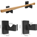 Miniatyrbilde 2 av 4: Baseball-balltre-display, solid baseball-balltre-stativ