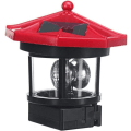 Miniatyrbild 3 av 7: 2 st LED solcells drivna fyr solcellslampor brandtorn guide utomhus