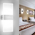 Miniatyrbild 1 av 7: Klighten 2 st vägglampa LED inomhus 12W vägglampa akryl väggbelysning