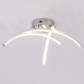 Miniatyrbilde 3 av 4: LED-taklampe, buet takkrone i moderne design