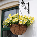 Miniatyrbilde 5 av 8: Metall Hengekrog for Planter, Utendørs Veggbrakett for Planter, Blomsterpotter, Fuglematere, Vindklokker, Lanterner