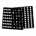 Pikkukuva 9 / 10: Teräksinen viemäriristikko 15 x 15 cm - 2 kpl pakkaus Ruostumattomat pyöreät viemäriristikot Ulko- ja sisätiloihin - Kestävä verkkomainen viemäriristikko sopii suihkujen viemäriristikoiksi