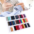 Miniatyrbild 8 av 8: 39 st DIY hushållssymaskin färgglad polyestertråd kit kläder sömnad tillbehör tillbehör