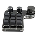 Miniatyrbillede 5 af 10: Mini Gaming Keypad 3 Knapper RGB Baggrundsbelyst Blå Kontakt Programmerbar 9 Tasters Keypad til Musik Kontor Medier
