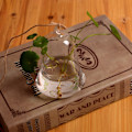 Miniatyrbild 1 av 8: Hängande blomvas i glas, klockformad hydroponisk växtkruka för suckulenter, heminredning