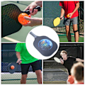 Miniatyrbild 6 av 8: Pickleball-racket i glasfiber för utomhusbruk - Optimal bollkontroll