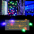 Miniatyrbild 2 av 8: 1,2 m 10 LED-stjärnformad ljusslinga för sovrum gräsmatta landskap trädgård hem semester färgglad