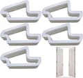 Window Restrictor - Door Safety Devices - White - 5-pack