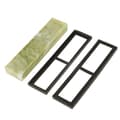 Natural Emerald Knife Sharpening Stone 10000 Grit Fine Whetstone Sharpening Stone with Drainage Base