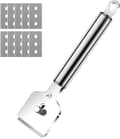 Glass Scraper (including 10 replacement blades) - Stainless Steel Ceramic Hob Scraper - for Cleaning Ovens - Induction Hobs - Cooktops