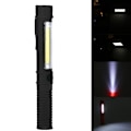 Miniatyrbillede 3 af 10: Bærbar Super Lys LED Lommelygte Pen Lys Magnetisk Arbejdslys Lommelygte med Klip Sort