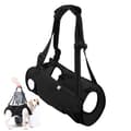 XXL Size Dog Harness - Breathable Mesh Lifting Strap, Suitable for Dogs with Mobility Issues - Black