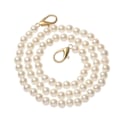 Miniatyrbillede 1 af 8: Perle Taskekæde Slidstærk DIY Perle Bead Taskekæde til Håndtaske Kæder Tilbehør 70cm / 27.6in Hvid