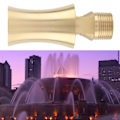 Pikkukuva 5 / 8: Messinki-jäätorni Cascade Cedar -vesisuihkupään suihkusuutin lampi sprinkleri (1/2''3/4''）