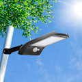 Miniatyrbillede 4 af 10: LED Solpanel Menneskekropslys Dobbelt Sensor Vandafvisende Havevæglampe med Monteringstang