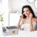 Miniatyrbillede 5 af 5: Multifunktionel Vævsæske Rektangulær Med Side Organizer, Vævsæskeholder Dispenser Til Fjernbetjeninger, Læsebriller & Penne