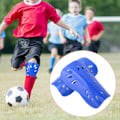 Pikkukuva 4 / 8: 1 Pari Jalkapallo Shin Guards Lapset Lapset Jalkapalloharjoittelu Suojauspehmusteet Suoja (sininen)