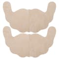 Lace Breast Covers Stickers - Self-Adhesive U-shaped Disposable Bra Inserts (Khaki B)