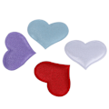 Miniatyrbilde 2 av 8: DIY Håndlagde Hjerteformede Bryllups Valentinsdekorasjon Jubileumsfestartikler (3,2 cm Flerfarget 500 stk Pose)