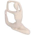 Miniatyrbillede 5 af 8: Yoga Pose Statue Nordisk Sandsten Resin Yoga Pose Figurer Samleobjekt Dekoration Gave til Hjem Kontor Dekoration