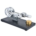 Miniatyrbild 1 av 8: Stirlingmotormodell Aluminiumlegering Kraftgeneratormodell för Fysiskt Experiment Laboratorieundervisningsverktyg