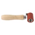 Silicone Seam Roller Tool Ergonomic Detachable Smoothing Wheel for PVC Roofing Tape, Red 40mm/1.6in Width