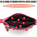 Miniatyrbild 3 av 6: Liten crossbody-väska, lätt handväska i veganskt läder, handledsväska med justerbar axelrem