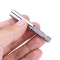 Pikkukuva 8 / 8: 10 kpl 60 mm magneettisia pikavapautus 1/4\" kuusiokolovarsia ruuvimeisseliporanteräpidikkeitä