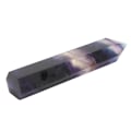 Miniatyrbillede 2 af 8: Enkelt Spidset Farverig Fluorit Krystal Søjle Healing Meditation Krystal Kvarts