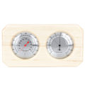 Miniatyrbillede 3 af 8: Bærbar 2-i-1 Træ Termometer Hygrometer Damp Sauna Rum Tilbehør