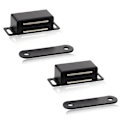 Miniatyrbillede 1 af 10: 2 stk. Magnetiske Dørgreb i Rustfrit Stål til Badeværelse, Køkken, Skydedør, Vindue, Skab - Stærke Magnetiske Skabslåse, Magnetisk Hardware &