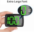 Automatic Head-Up Display, Speedometer, with GPS Chip, Suitable for Bicycles, Motorcycles, Trucks, Cars, and Scooters.