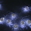 Miniatyrbillede 8 af 8: 2,5 m 20 LED Kugleformet Feelysslynge til Soveværelse, Græs, Landskab, Have, Hjem, Ferie, Varmt Hvidt
