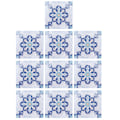Pikkukuva 7 / 8: 10 kpl 10x10cm Laatta Tarra Vedenkestävä Itseliimautuva Seinätarra Seinätarra Kotiin
