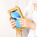 Miniatyrbild 4 av 5: Crossbody mobiltelefonväskor för kvinnor, touch screen-väska, mobiltelefon läder plånbok handväska, axelväska