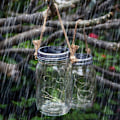 Miniatyrbild 8 av 8: Solcellsburk lock String Lights LED Vattentät Fairy Jar Lids Lights för uteplats trädgård bröllop