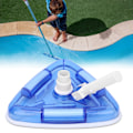 Miniatyrbillede 4 af 8: Triangle Heavy Duty Pool Vacuum Hoved Fish Pond Pool Rengøringsværktøj