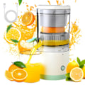 Miniatyrbilde 1 av 10: Elektrisk Saftpresser Oppladbar - Sitrus Saftpresser Maskiner med USB Saftpresser for Appelsin, Sitron, Grapefrukt
