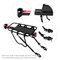 Miniatyrbillede 8 af 8: WJ01 Aluminium Legering Sort Cykel Bagagebærer Bagagebærer Hylde Cykling Udstyr Tilbehør