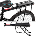 Miniatyrbillede 4 af 8: WJ01 Aluminium Legering Sort Cykel Bagagebærer Bagagebærer Hylde Cykling Udstyr Tilbehør