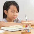 Miniatyrbillede 2 af 5: Farverigt Timeglas Sandur Timer 1 / 3 / 5 Minutter Sandglas Skrivebords Dekoration