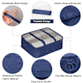 Miniatyrbild 3 av 6: Packningskuber 7 Set Reskuber för Resväskor Lättvikts Bagage Packning Orginzers