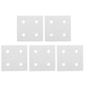 5 Pcs 4-Hole Vertical Connecting Plate for Aluminum Profiles, Joint Plate 8080