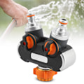 Miniatyrbillede 2 af 8: Havevandsslangefordeler Y-formet Adapter Tap Vandhane Splitter Hanekobling EU 2-vejs